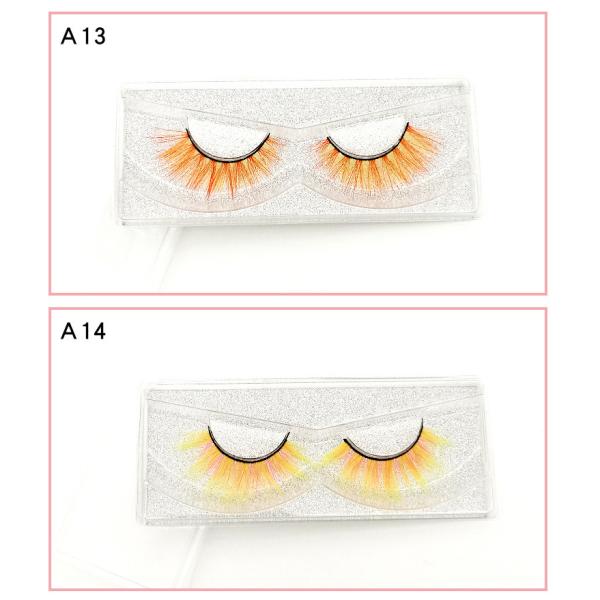 Wholesale Full Strip Lashes Fluffy 3d 5d Mink Eyelashes Packaging Cases 25mm Mink Eyelash