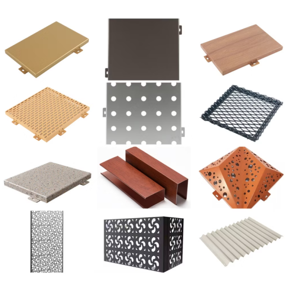 4-8mm Perforated Fr A2 Aluminum Corrugated Core Panels For Wall ,roofling,trailer,fence Decoration Of Exterior Building