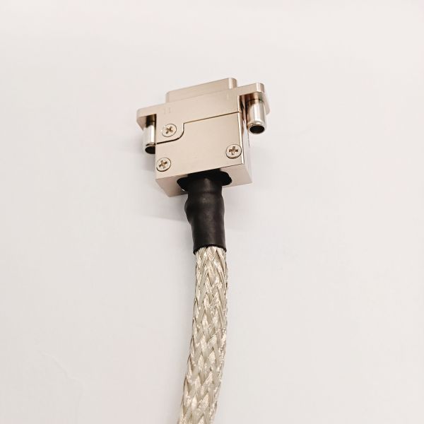3A J30J Connector 21 Pin Connector Male J30J-21TJL-A With Shielding Braid Cable Clipper