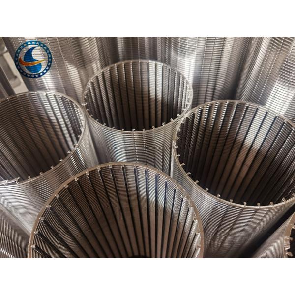 316l Stainless Steel Vee Wire Hydrogenation Wedge Wire Filter Screen
