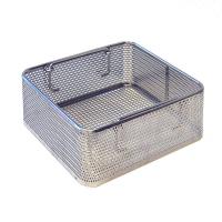 China Stackable Structure Stainless Steel Wire Mesh Baskets For Medical Sterilization for sale