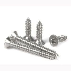 SUS304 SUS316 Cross Recessed Countersunk Head Screw GB846 Countersunk Head