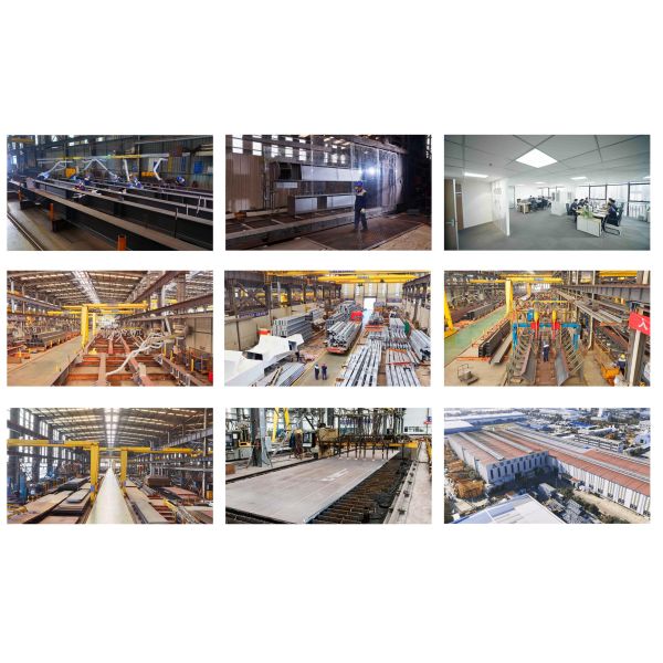 Large Span Clear Space Steel Structure Warehouse Prefab Modular Storage Logistics Warehouse Building H Beam Kit Sandwich Panel