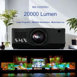 High-Brightness 20,000 Lumen Laser Projector for Professional 3D Projection