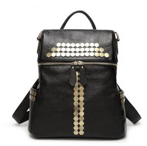 China Boutique fashion leather handbag shoulder bag black backpack female on sale