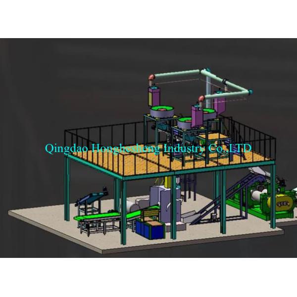 Upper And Auxiliary Machines Automatic Batching System For Internal Mixer