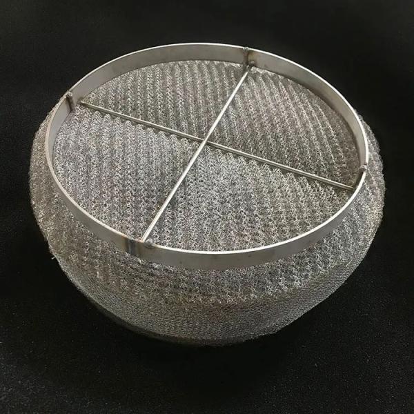 Corrosion Proof Structured Packing Mist Eliminator Knitted Wire Mesh Demister Pads