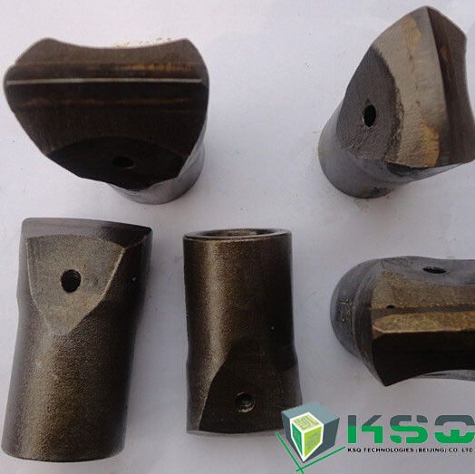 Oblique Chipways Chisel Drill Bit For Small Hole Drilling Operation Tapered with 7/11/12 degree