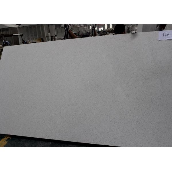 D940 Engineered Quartz Countertops , Classical Mirror White Quartz Worktop