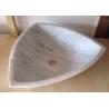Arabescato White Marble Basin / Bathroom Wash Sink Wood Vein Marble Basin for sale
