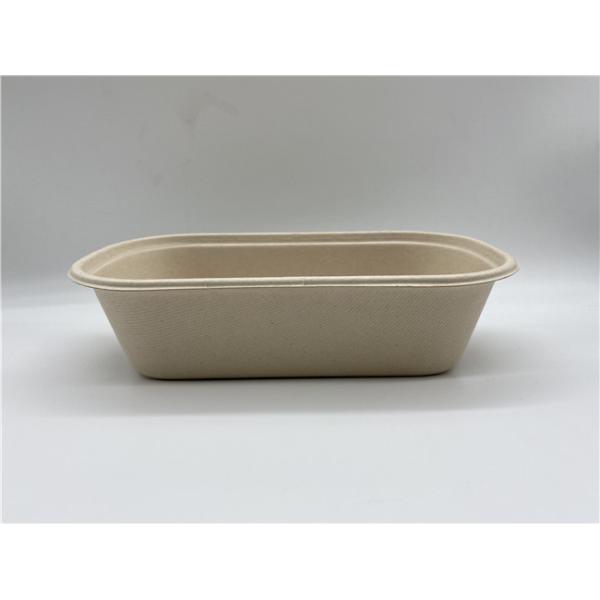 850ML Sugarcane Takeaway Biodegradable Salad Boxes