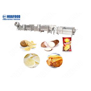 Wholesale 300kg / H Capacity potato chips line Continuous Crisps Making Machine from china suppliers