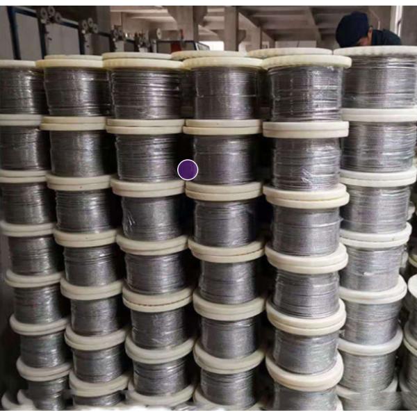 Outdoor Cable Gripper Highly Polished 304 316 Stainless Steel Wire Rope in Customized Color for Various Applications