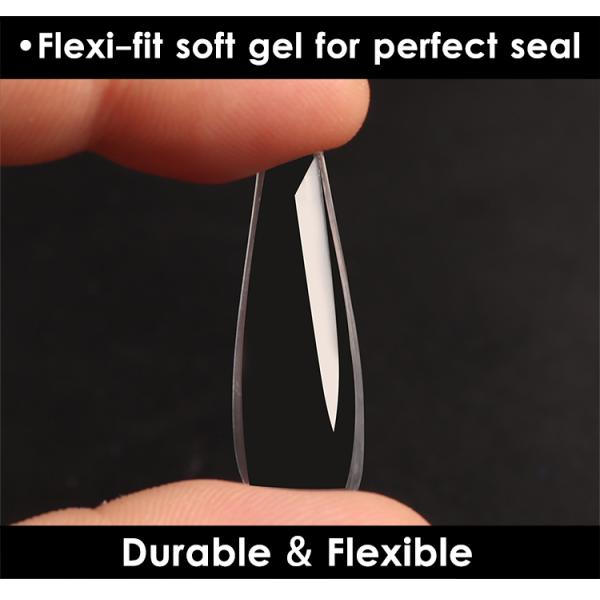 Artificial Full Cover Medium Almond Long Stiletto Shape Gel Tips Nail Box Kit 500pcs Nail Tips for DIY Nail Art