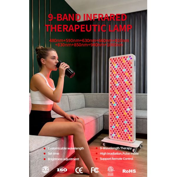 9 Wavelength Infrared Red Light Therapy Panels