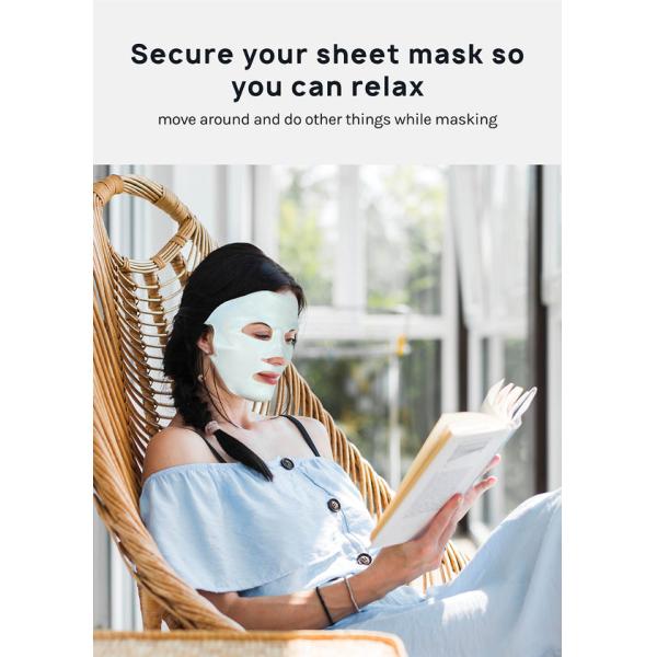 Eco Friendly Silicone Facial Mask Holder Cover Soft Multicolor