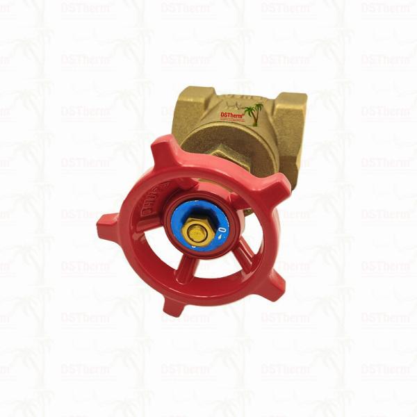 Brass Union Gate Valve With Red Handle 1/2"-2" Customized Size Anti-corrosion
