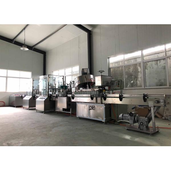 Reduced Spray Noise Bottle Filling Line Bag On Valve Aerosol Filling Line