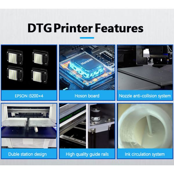 Epson I3200 Based DTG Printer with CMYKORGB Plus White Ink Set