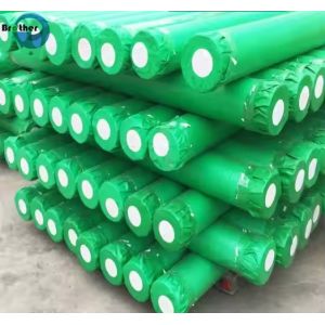 Blue Orange PE Tarpaulin Roll Packing