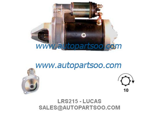 LRS971 0001108113 - LUCAS Starter Motor 12V 1.4KW 9T MOTORES DE ARRANQUE