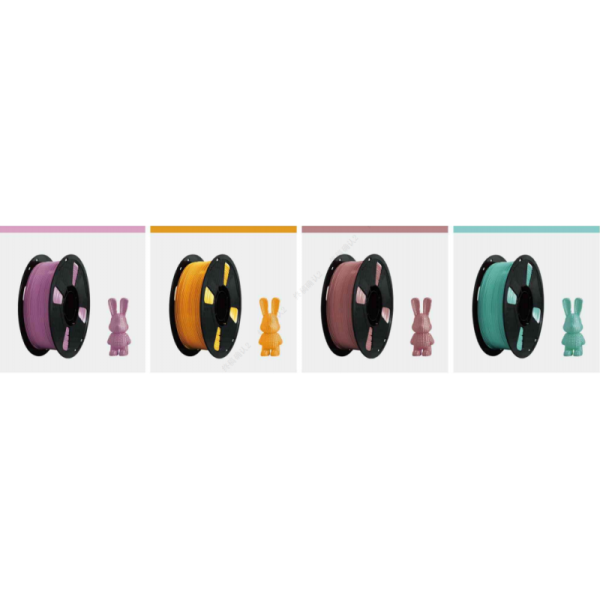 Tri Color Smooth Silk Texture 1.75mm PLA Filament Dual Gradient Effect for Creative Crafts