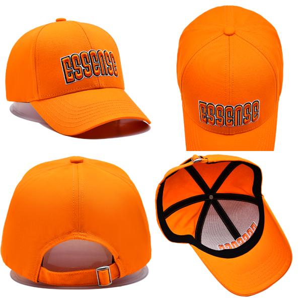 Middle Crown 6 Panel Baseball Cap Customizable Embellishment 3D Embroidery Logo