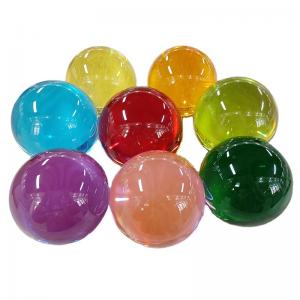 Wholesale clear transparency colored acrylic ball contact juggling ball from china suppliers