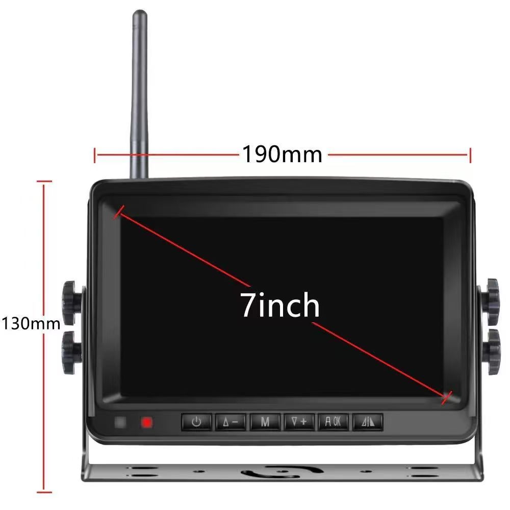 Digital Wireless Backup Camera System 9" Touchscreen Monitor Zero Delay Extra Long Range Signal Kit for Travel Trailer Motorhome