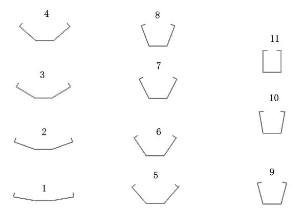 Aluminum Baffle Tube Profile Rolling Machine For Making Ceiling Decorative Strips