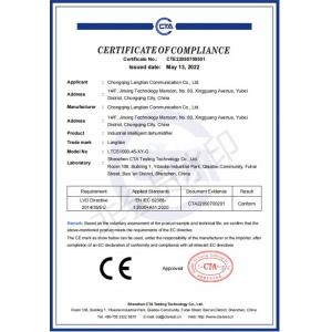 Chongqing Senkai Automobile Sales & Service Co., Ltd. Certifications