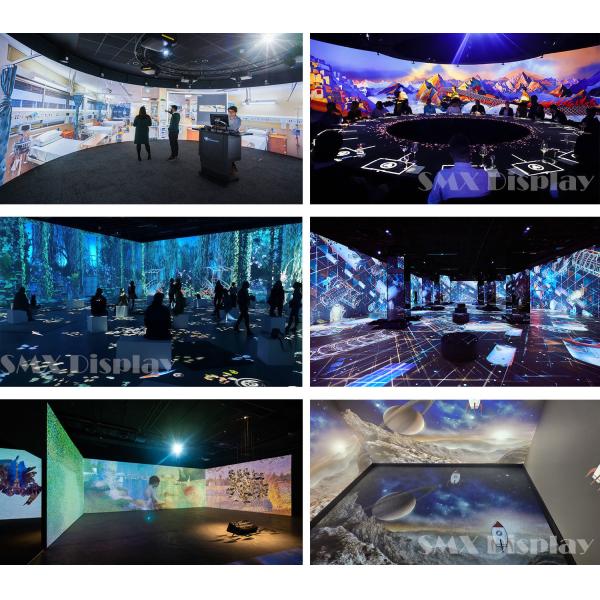 300 Inches Screen Immersive Room Projector 6000 Lumens High Contrast Seamless