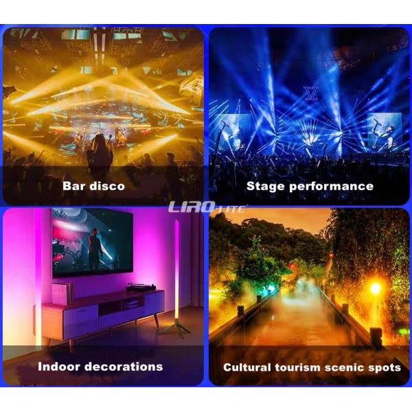 4 Dimming Modes IP65 DMX LED Tube Light 360 RGB Pixel For Disco Club