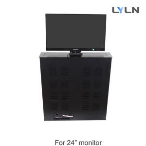 Wholesale Conference Room Motorized 24 Monitor Lift , Computer Desk Monitor Lift from china suppliers