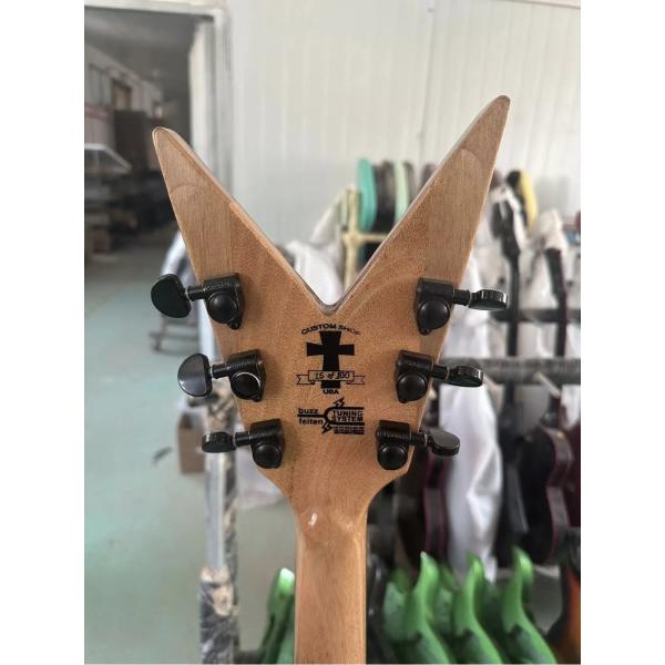 Custom Flamed Maple Top Washburn Dean Dimebag Darrell Electric Guitar Rosewood Fingerboard Irregular Shape Body Guitar