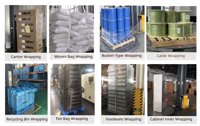 Automatic Pallet Wrapping Machine Vertical Turntable Wrapper Pre-stretch Film Wrapping Machine Automatic Film Wrapper