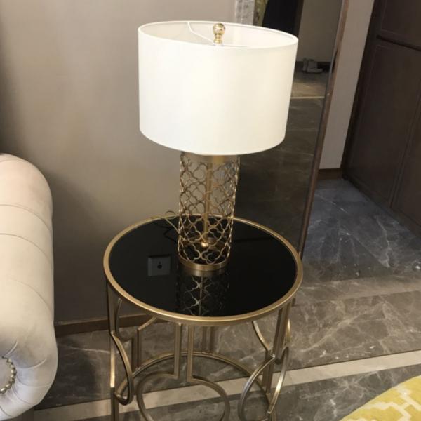 Dining Room Metal Modern Bedside Table Lamp 240V 6500K For Reading Room