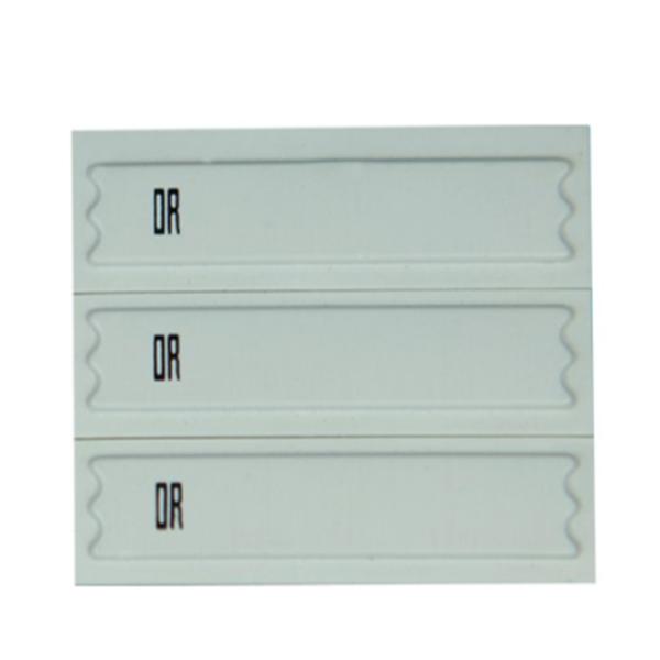 RF Small Square Garment Electronic Shelf Mini Hammer Tag / Durable Barcode Labels