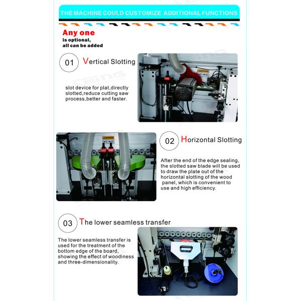Fully Automatic Edge Bander Machine SKDT540 With Corner Cutting Woodworking Machine
