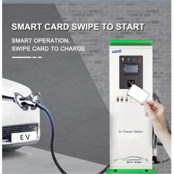 Fast Power 3 Phase Ev Charger Level 3 80kw Dc Type 1 2 Charging Plug In