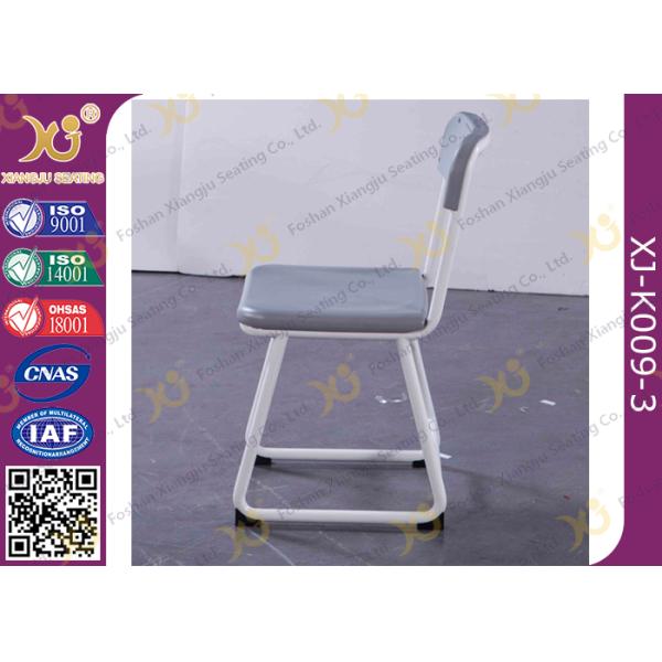 Plastic Seat Study Desk And Chair Set In Grey Color Customized Height