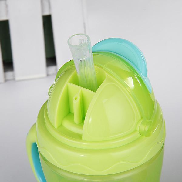 Unique products space duckbill shape cute baby plastic drinking water cup