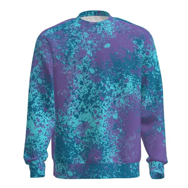 Digital Printing Hoodie Round Neck Sweatshirt Thermal Sublimation Custom DIY Hoodie