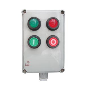Wholesale Cast Aluminum Ex Push Button Control Station , IP65 Flameproof Switch Panel from china suppliers