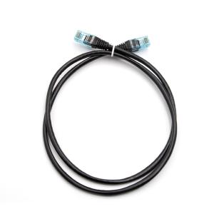 Wholesale RJ45 Cat5e UTP Patch Cord PVC Sheath Black Jump Cable For Computers from china suppliers