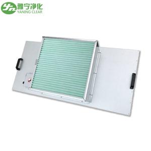 China Low Noise Clean Room Fan Filter Units Galvanized Frame For Optical Industry on sale