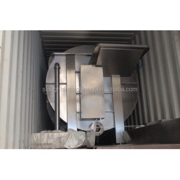 Spiral chiller for Batch Chicken Feet Viscera processing in Slaugher house Equipment