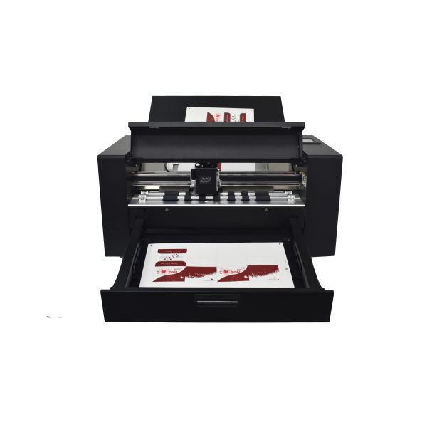 Anycut A3/A4 Sticker Label Cutting Plotter with Double Head Wheel Indentation Automatically Cutting