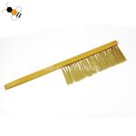 China 41*8cm 65g Wood Handle Double Artificial Fiber Bee Brush for sale