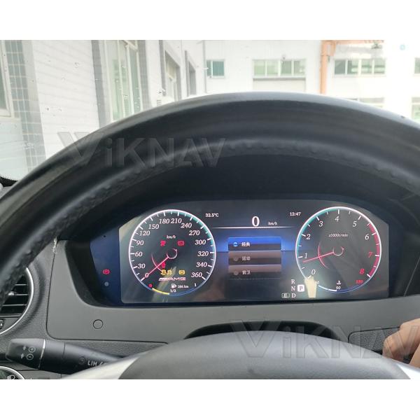 VIKNAV 12.3" Digital Speedometer For Mercedes Benz C-Class W204 2008-2011